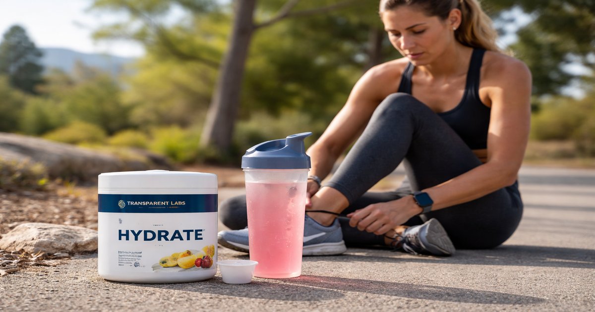 transparent labs hydrate in use