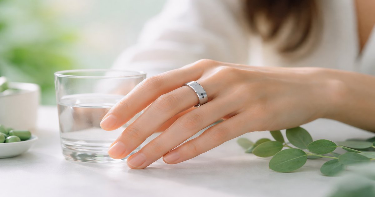 oura ring in use